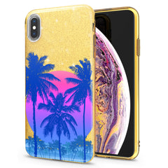 Lex Altern iPhone Glitter Case Tropical Landscape