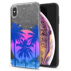 Lex Altern iPhone Glitter Case Tropical Landscape