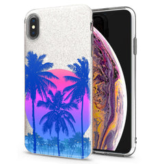 Lex Altern iPhone Glitter Case Tropical Landscape