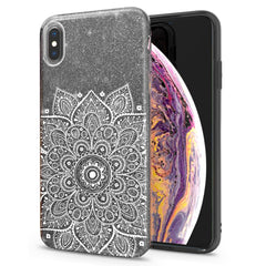 Lex Altern iPhone Glitter Case Mandala Flower