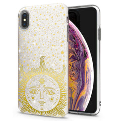 Lex Altern iPhone Glitter Case Golden Sun Shining