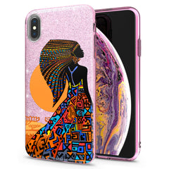 Lex Altern iPhone Glitter Case African Beauty Woman