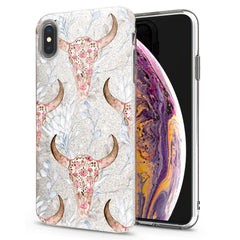 Lex Altern iPhone Glitter Case Buffalo Skull