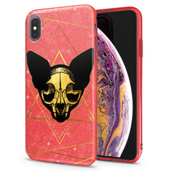 Lex Altern iPhone Glitter Case Boho Cat Skull