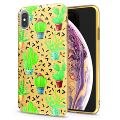 Lex Altern iPhone Glitter Case Cacti Pattern