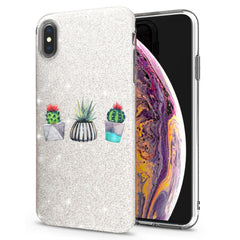 Lex Altern iPhone Glitter Case Abstract Cactus