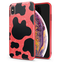 Lex Altern iPhone Glitter Case Black Leopard Pattern