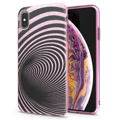 Lex Altern iPhone Glitter Case Abstract Swirl Optical Illusion