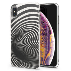 Lex Altern iPhone Glitter Case Abstract Swirl Optical Illusion