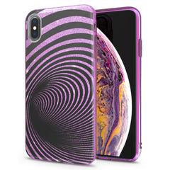 Lex Altern iPhone Glitter Case Abstract Swirl Optical Illusion