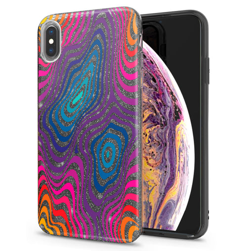 Lex Altern iPhone Glitter Case Psychedelic Swirl