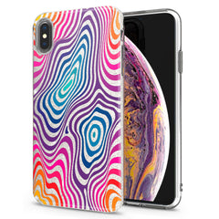 Lex Altern iPhone Glitter Case Psychedelic Swirl