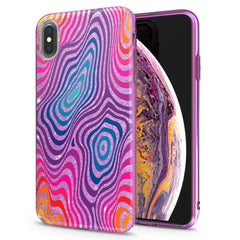 Lex Altern iPhone Glitter Case Psychedelic Swirl