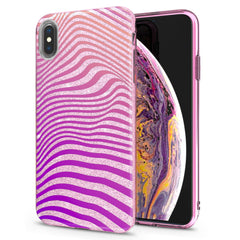 Lex Altern iPhone Glitter Case Abstract Zebra Print