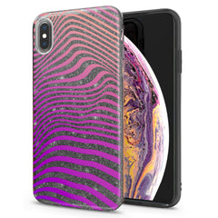 Lex Altern iPhone Glitter Case Abstract Zebra Print