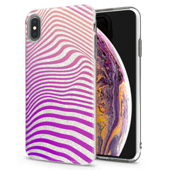 Lex Altern iPhone Glitter Case Abstract Zebra Print