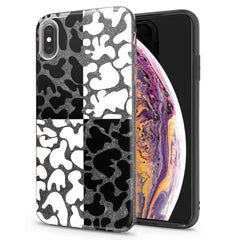 Lex Altern iPhone Glitter Case Geometric Leopard Pattern