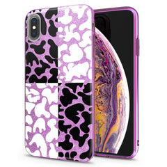 Lex Altern iPhone Glitter Case Geometric Leopard Pattern