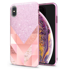 Lex Altern iPhone Glitter Case Pink Abstract