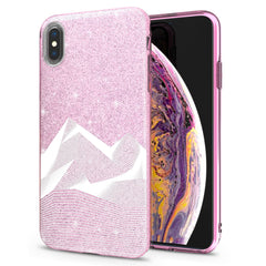 Lex Altern iPhone Glitter Case White Geometric Mount