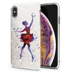 Lex Altern iPhone Glitter Case Watercolor Ballerina