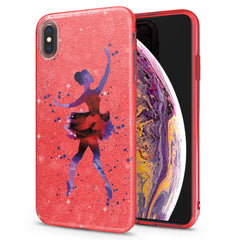 Lex Altern iPhone Glitter Case Watercolor Ballerina