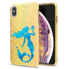 Lex Altern iPhone Glitter Case Blue Mermaid