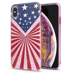 Lex Altern iPhone Glitter Case American Flag