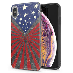 Lex Altern iPhone Glitter Case American Flag