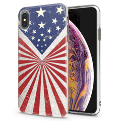 Lex Altern iPhone Glitter Case American Flag