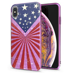 Lex Altern iPhone Glitter Case American Flag