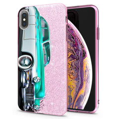 Lex Altern iPhone Glitter Case Retro Car