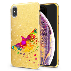 Lex Altern iPhone Glitter Case Abstract Bird