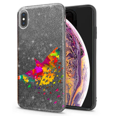 Lex Altern iPhone Glitter Case Abstract Bird