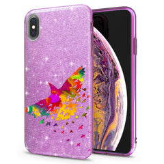 Lex Altern iPhone Glitter Case Abstract Bird