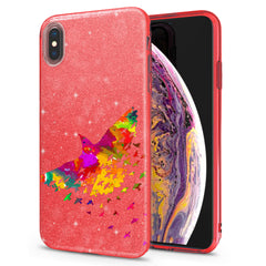 Lex Altern iPhone Glitter Case Abstract Bird