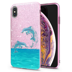 Lex Altern iPhone Glitter Case Jumping Dolphins