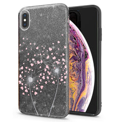 Lex Altern iPhone Glitter Case Flower with Hearts