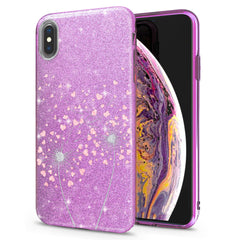 Lex Altern iPhone Glitter Case Flower with Hearts