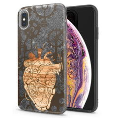 Lex Altern iPhone Glitter Case Mechanical Heart