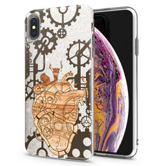 Lex Altern iPhone Glitter Case Mechanical Heart