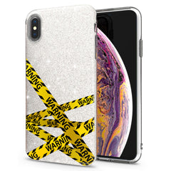 Lex Altern iPhone Glitter Case Warning Tipes