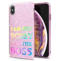 Lex Altern iPhone Glitter Case Boss Quote