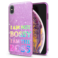 Lex Altern iPhone Glitter Case Boss Quote