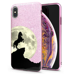 Lex Altern iPhone Glitter Case Moon Horse