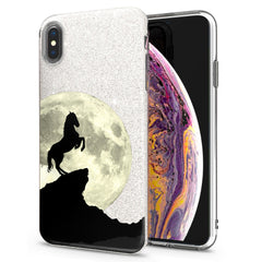 Lex Altern iPhone Glitter Case Moon Horse