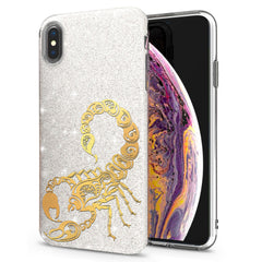 Lex Altern iPhone Glitter Case Yellow Scorpion