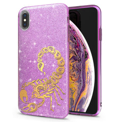 Lex Altern iPhone Glitter Case Yellow Scorpion