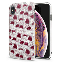 Lex Altern iPhone Glitter Case Shark Pattern