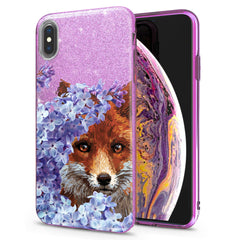 Lex Altern iPhone Glitter Case Floral Fox